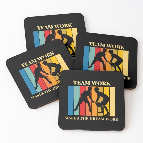 Item preview, Team work makes the dream work, basketball slogan  designed and sold by Culmika.