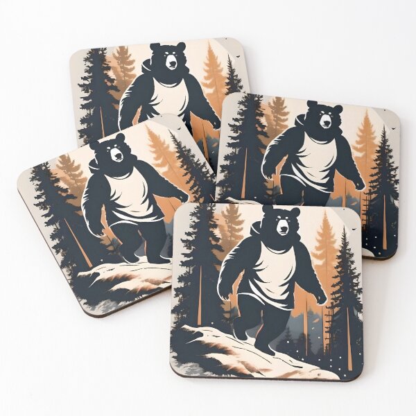 Item preview, Bear Hiking designed and sold by Planetporridge.