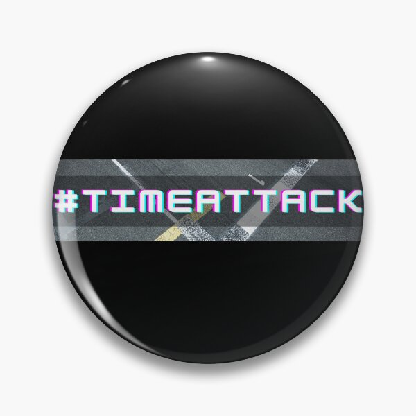 Item preview, Timeattack hashtag - simple text designed and sold by petrolheadmerch.