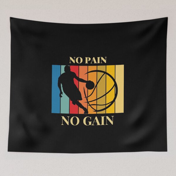 Item preview, No pain , no gain, basketball slogan  designed and sold by Culmika.