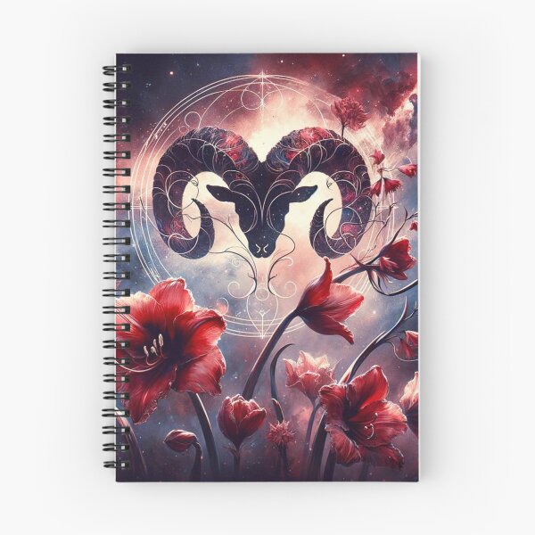 Item preview, Aries: Fiery Blossoms in Passion designed and sold by ZodiBlend.