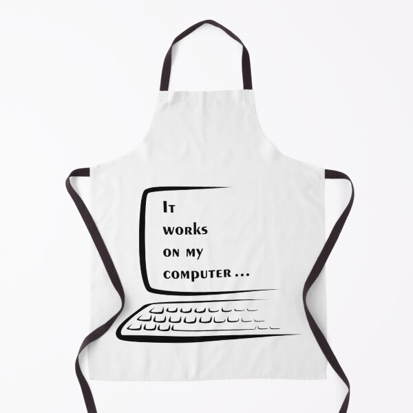 Item preview, It works on my computer - White designed and sold by Warrioll.