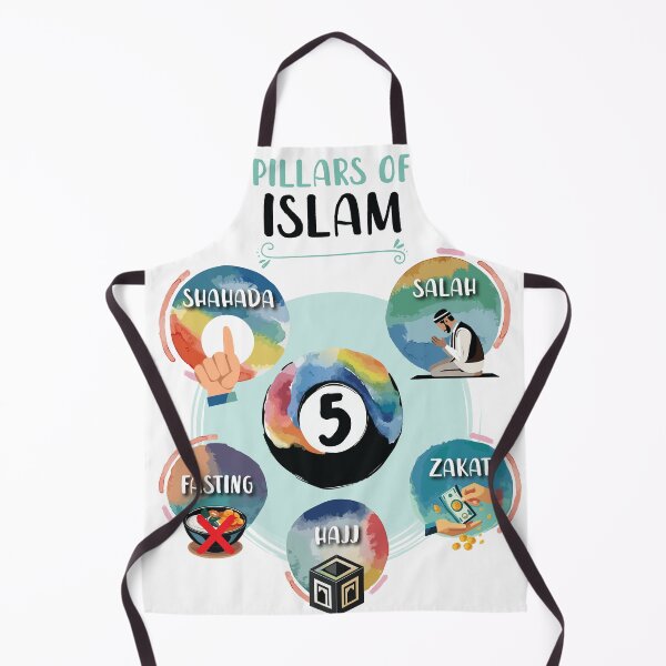 Artikelvorschau, 5 Säulen des Islam - Islamisches Poster, Wandkunst, Shahada, Salah, Fasten, Zakat, Hajj entworfen und verkauft von navitalidesign.