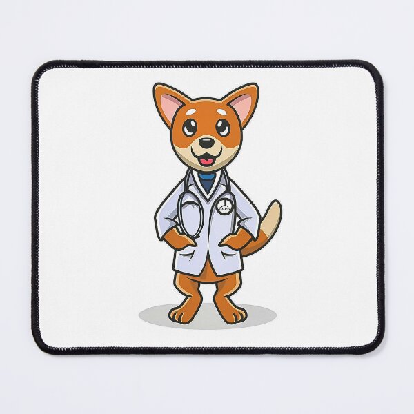 Item preview, Dog wearing a doctor suit designed and sold by michplante60.