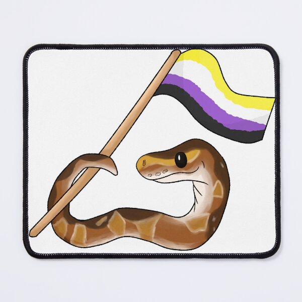 Item preview, Ball Python Pride! [Normal Morph, Non-Binary] designed and sold by Quirkball.