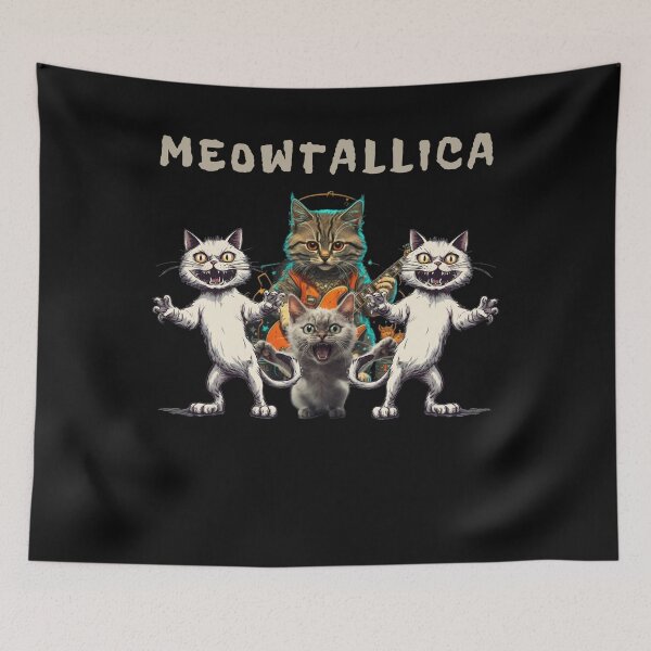 Item preview,  Meowtallica designed and sold by MilkyForest.