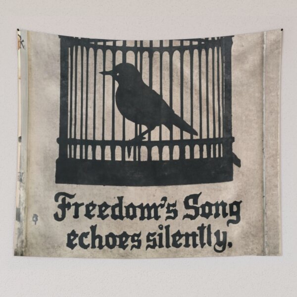 Item preview, Freedom Stencil Graffiti designed and sold by Bomax121.