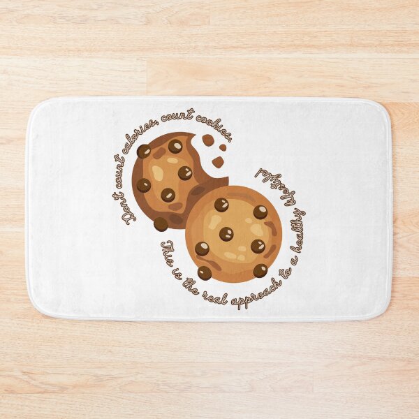 Item preview, Don't count callories, count cookies. This is the real approach to a healthly lifestyle! designed and sold by UnCoverDesign.