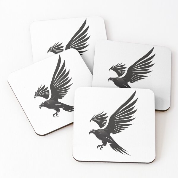 Item preview, Sublime gliding: Black eagle as a symbol designed and sold by MarketMovers.