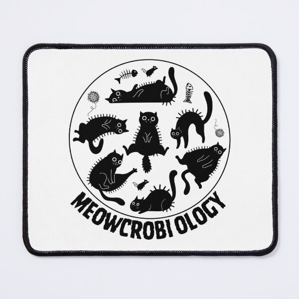 Item preview, meowcrobiology cat meow microbiology science bacteriology designed and sold by Art-of-amine.