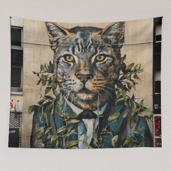 Item preview, Cat Stencil Graffiti designed and sold by Bomax121.