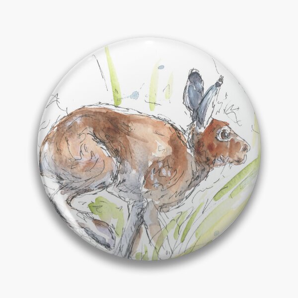 Item preview, Irish hare watercolour illustration. designed and sold by DebTheZeb.