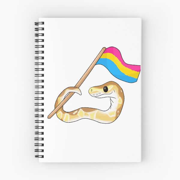 Item preview, Ball Python Pride! [Caramel Morph, Pansexual] designed and sold by Quirkball.