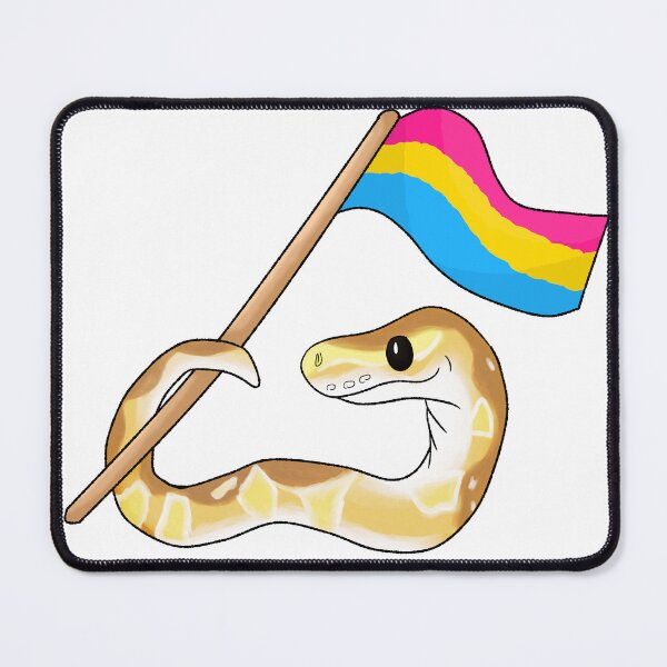 Item preview, Ball Python Pride! [Caramel Morph, Pansexual] designed and sold by Quirkball.