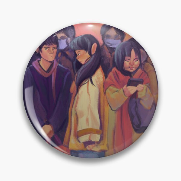 Item preview, Illustration of rush hour in transportation. designed and sold by Chamomii1.