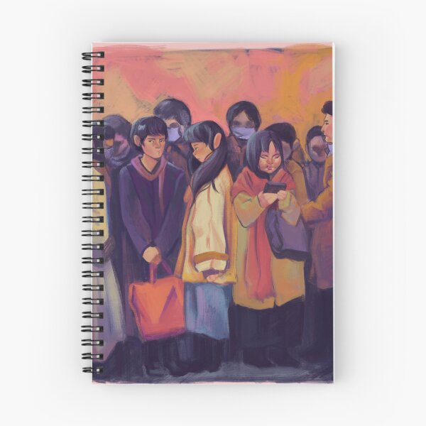 Item preview, Illustration of rush hour in transportation. designed and sold by Chamomii1.