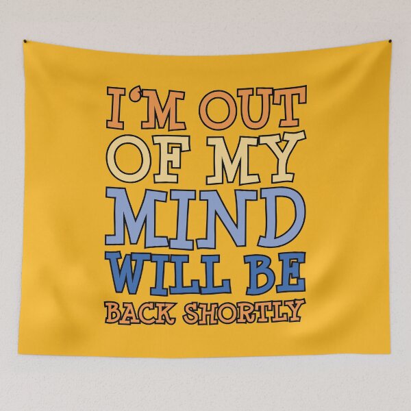 Item preview, Out Of Mind - Funny Colorful Silly Crazy Humor designed and sold by WIZECROW.