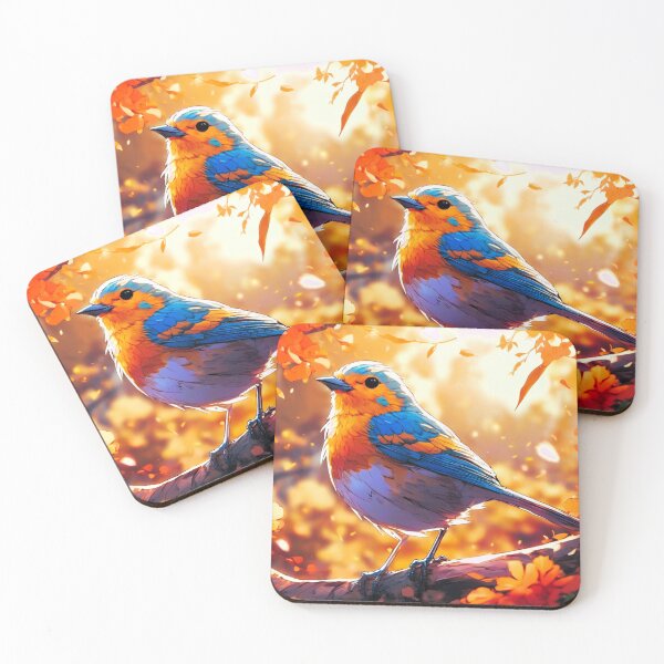 Item preview, Serie BD, oropéndola naranja y azul. designed and sold by janjacbu.