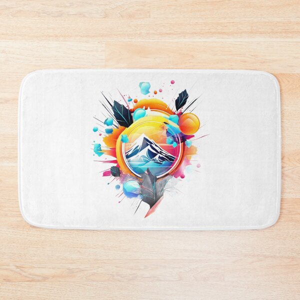 Item preview, colorful representation of a mountain designed and sold by ForYou2Wear.