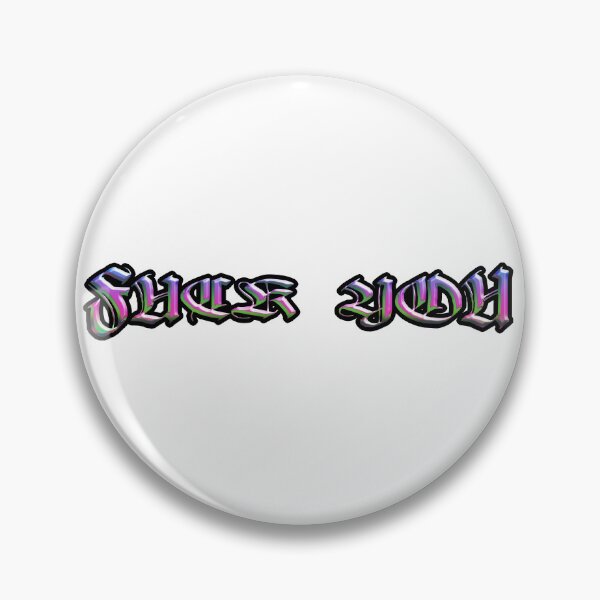 Item preview, Fuck You, tempered chrome font designed and sold by GymRatz-shop.
