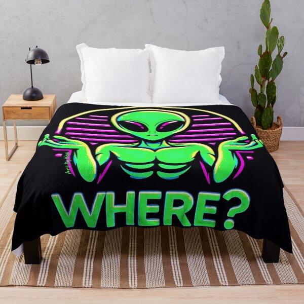 Item preview, Art By Minga Where? Grey Alien Design designed and sold by Artbyminga.