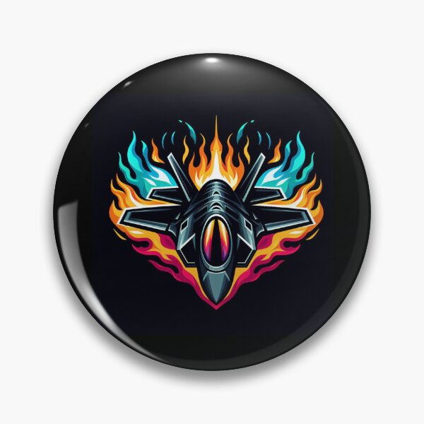 Item preview, F-35 stealth with colorful flames designed and sold by BeztProductz.
