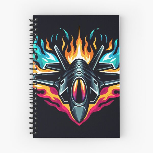 Item preview, F-35 stealth with colorful flames designed and sold by BeztProductz.
