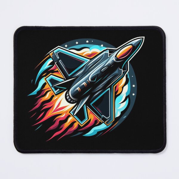 Item preview, F-35 stealth with colorful flames designed and sold by BeztProductz.