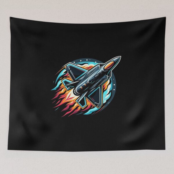 Item preview,  F-35 stealth with colorful flames designed and sold by BeztProductz.