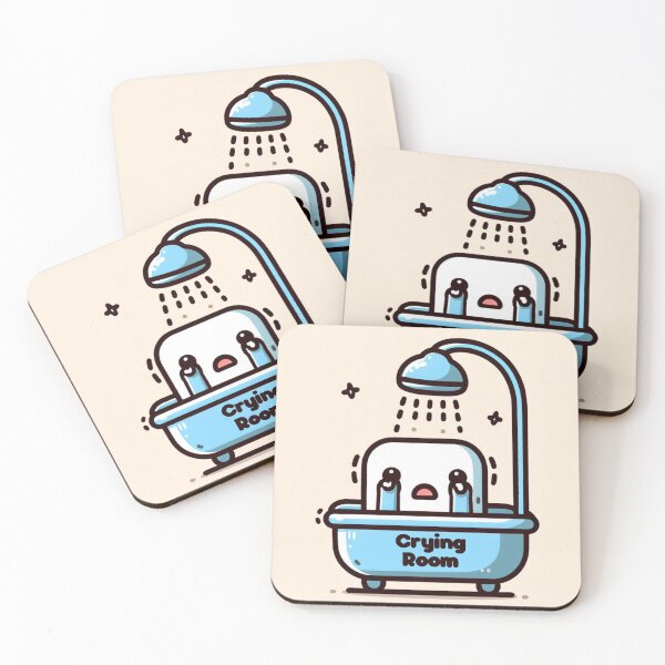 Item preview, Crying Room - Kawaii - Cry in the Shower designed and sold by AmberRoseWrites.