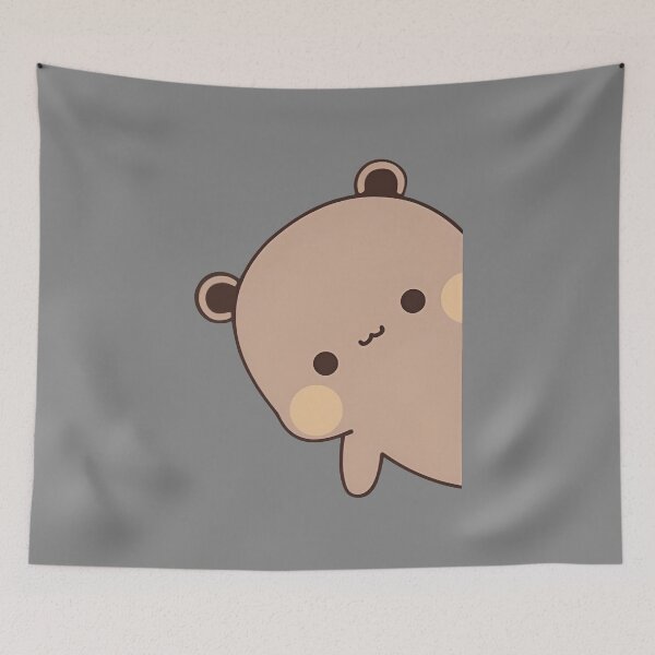 Item preview, Hello! DuDu brownie Bear is watching you designed and sold by Pandety.