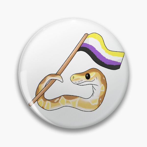 Artikelvorschau, Kugelpython-Stolz! [Caramel Morph, Non-Binary] entworfen und verkauft von Quirkball.
