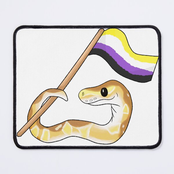 Artikelvorschau, Kugelpython-Stolz! [Caramel Morph, Non-Binary] entworfen und verkauft von Quirkball.