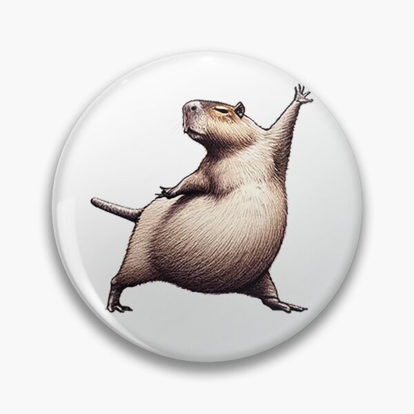 Item preview, Yoga Capybara designed and sold by KaraTeProject.