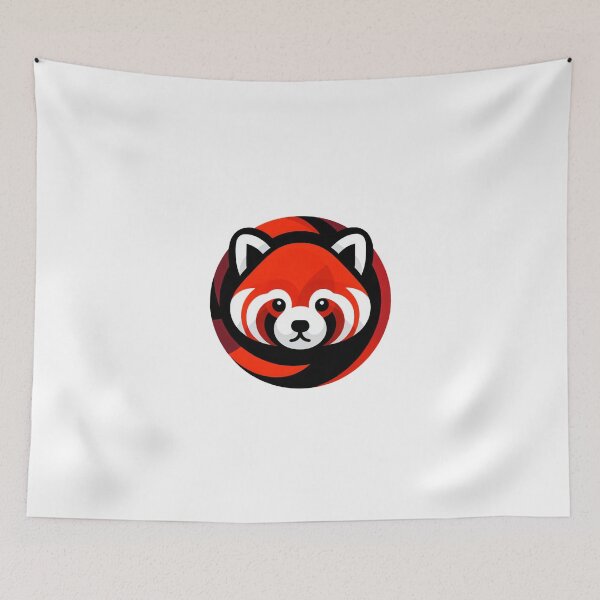 Item preview, Graceful Guardian: Minimalist Red Panda designed and sold by Mechanical-Artt.