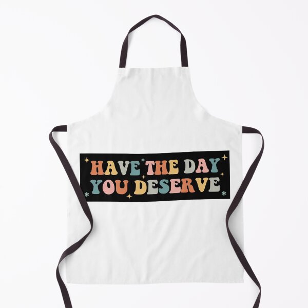 Item preview, Have The Day You Deserve Retro Girly Car Bumper designed and sold by BUMPER-STICKERS.