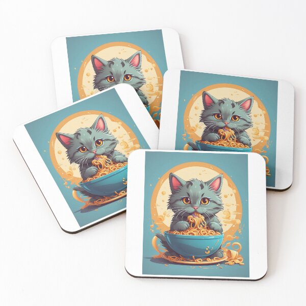 Item preview, The cat with spaghetti designed and sold by DavidesShop.