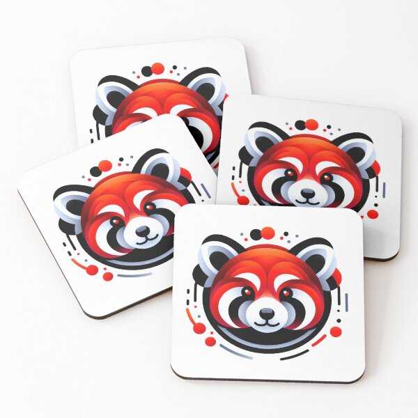 Item preview, Elegance in Red: Elegant Panda Portrait designed and sold by Mechanical-Artt.