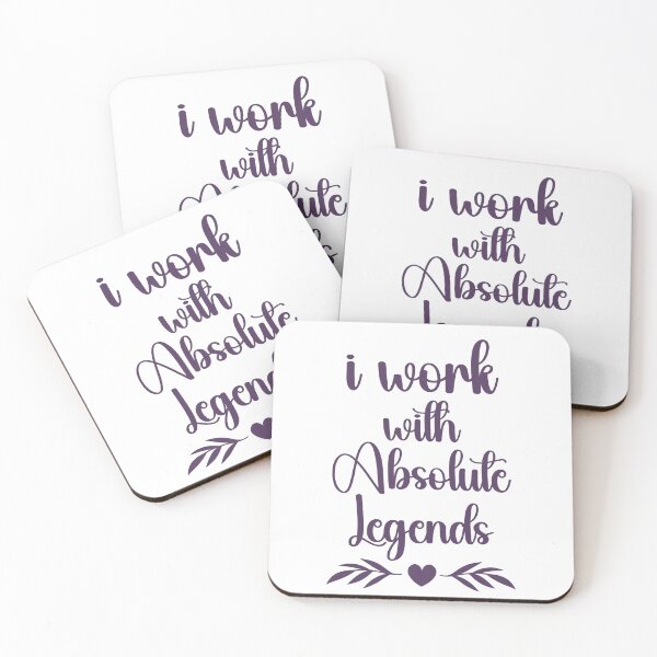 Item preview, I Work With Absolute Legends designed and sold by designstoriesMK.