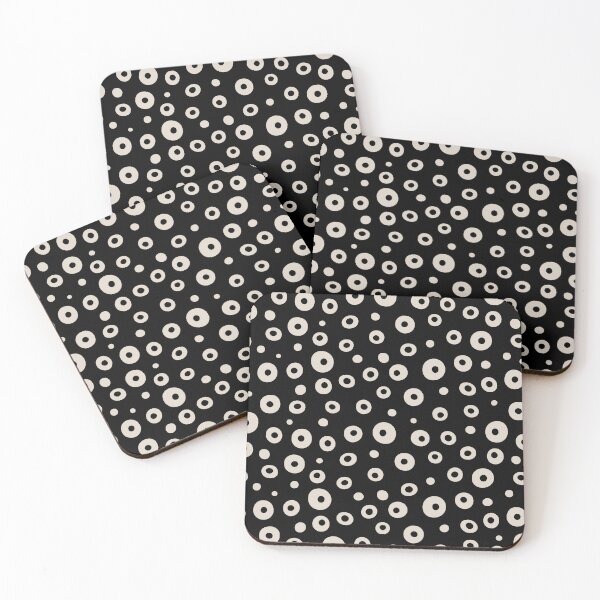 Item preview,  Bubble Pattern Black and Linen White designed and sold by tonymagnerart.
