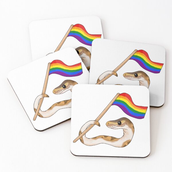 Item preview, Ball Python Pride! [Piebald Morph, Gay] designed and sold by Quirkball.