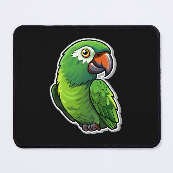 Item preview, Cartoon Green Parrot  designed and sold by NicolasGlowArt.