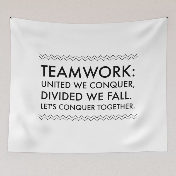 Item preview, Team Motivation - Get Fired Up & Triumph Together: United We Conquer, Divided We Fall Design designed and sold by Soaring Eagle.