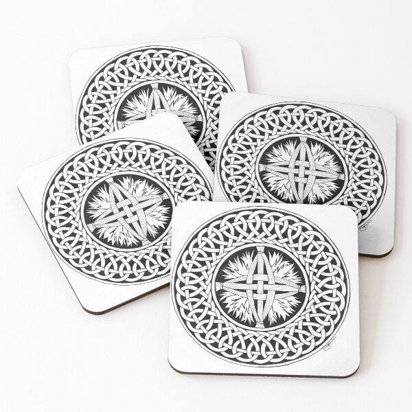 Item preview, Brigid Cross Celtic Knot Mandala designed and sold by Mugsykolb.