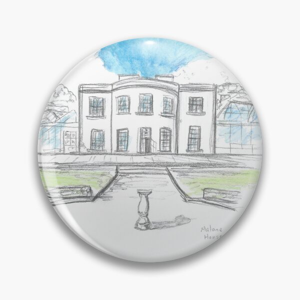 Item preview, Malone House Belfast drawing designed and sold by DebTheZeb.