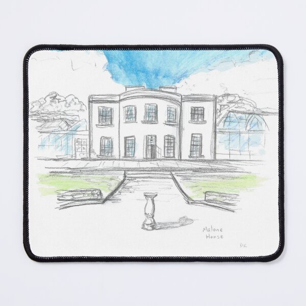 Item preview, Malone House Belfast drawing designed and sold by DebTheZeb.