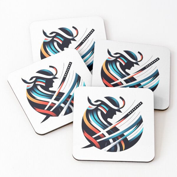 Item preview, Graceful Warrior: Minimalist Silhouette designed and sold by Mechanical-Artt.