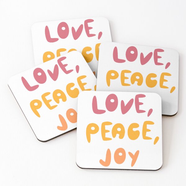 Item preview, Love , Peace Joy designed and sold by Funky  Fibers.