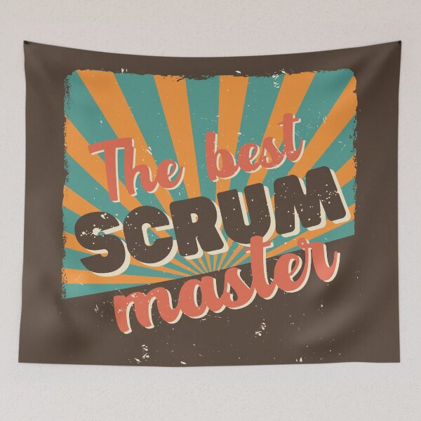 Item preview, The best scrum master! Retro, sun, vintage designed and sold by Drawmecute.
