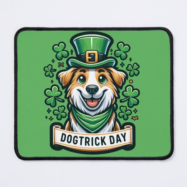 Item preview, Dogtrick day, St. Patrick's day designed and sold by FattyBeaver.
